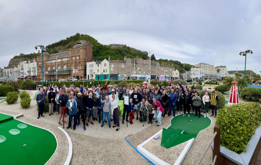 crazy golf team event